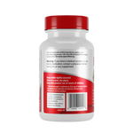 Back label of the product showcasing usage instructions, storage guidelines, warnings, and other information 